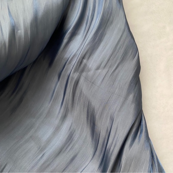 NWT Nasty Gal Belted Shimmery Mini Dress with a Frill Hem - Picture 12 of 13